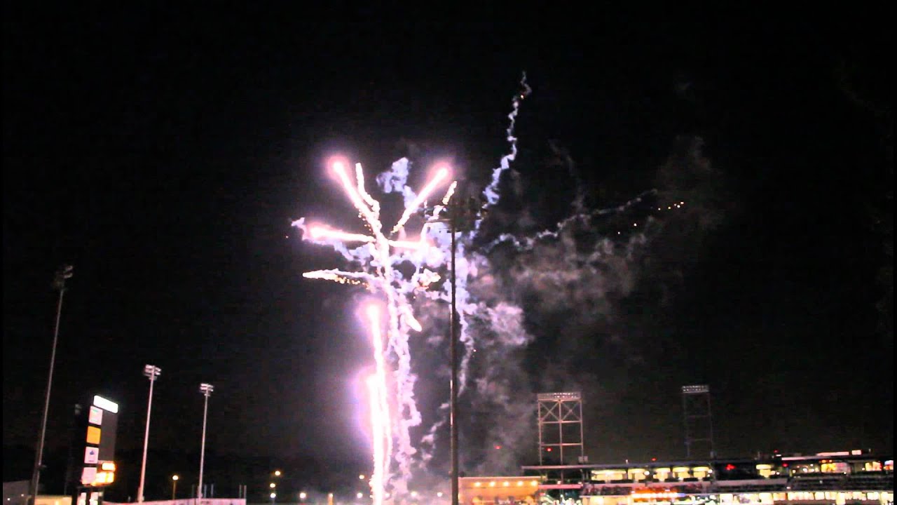Fireworks @ the Winston Salem Dash Baseball Game (8/26/2011)