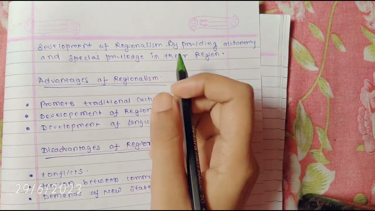 Examine the phenomenon of regionalism in india,IGNOU