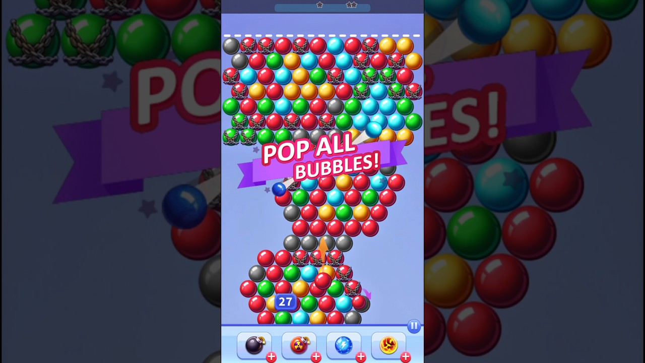 bubble shooter gameplay #shorts