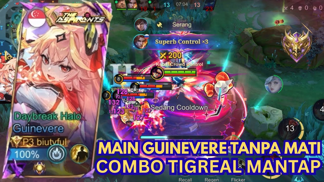 PERTAMA KALI NYA INI MAIN GUINEVERE TANPA MATI SAMPAI AKHIR GAME 🥹🥹💯 #MLBBGoldenMonth #MLBBCreator