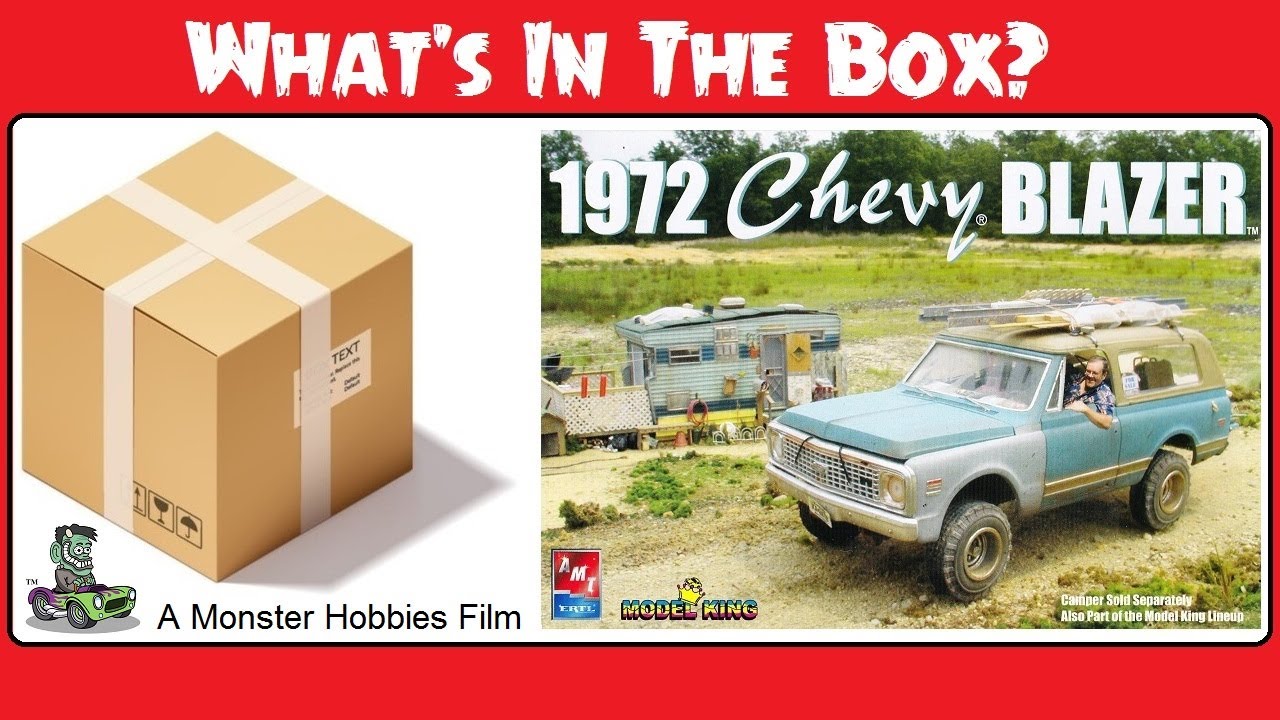 What's in the Box? AMT/ERTL/Model King #21638P - 1972 Chevrolet Blazer - A Model Kit Unboxing Video