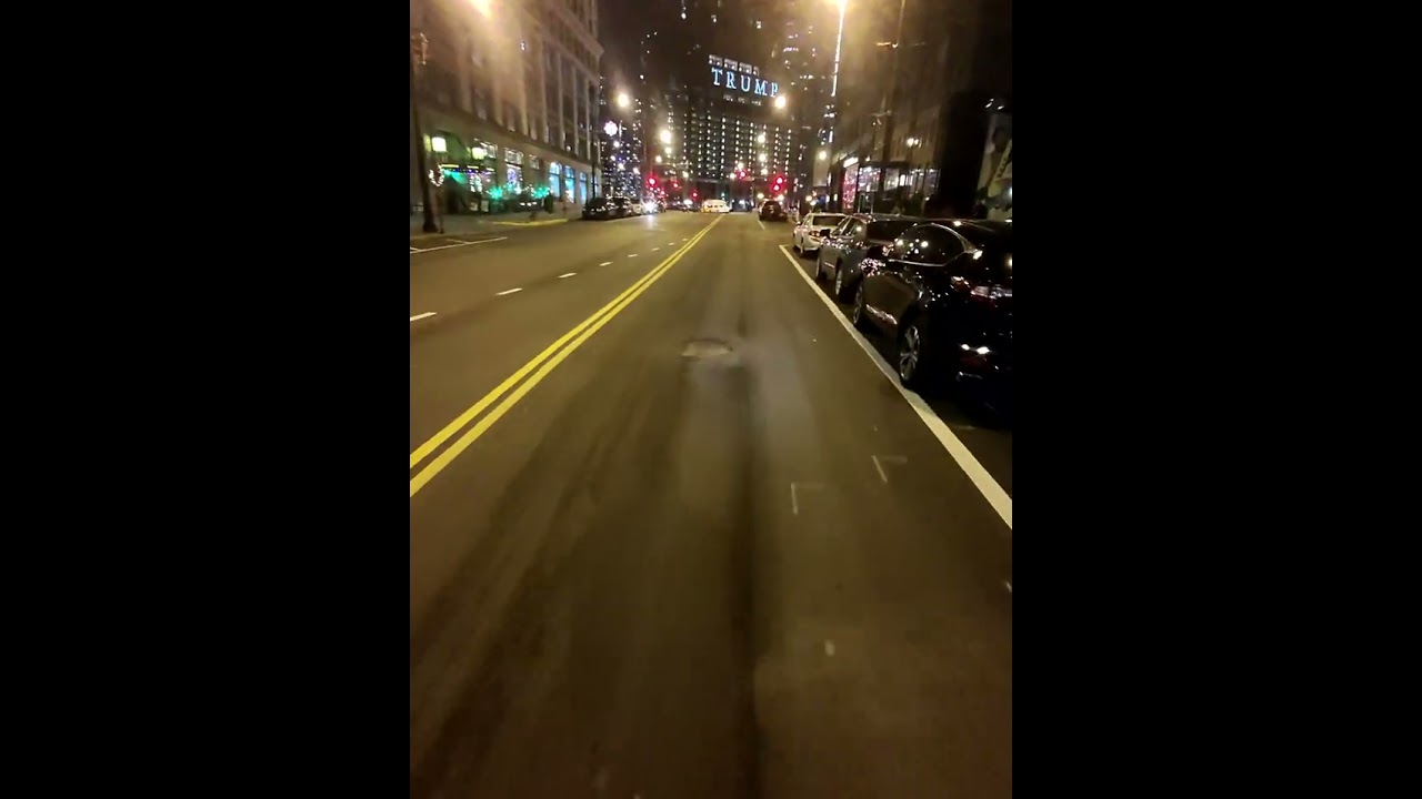 Chicago Night Lights | The Loop After Dark | Lights, Streets, and Late-Night Energy