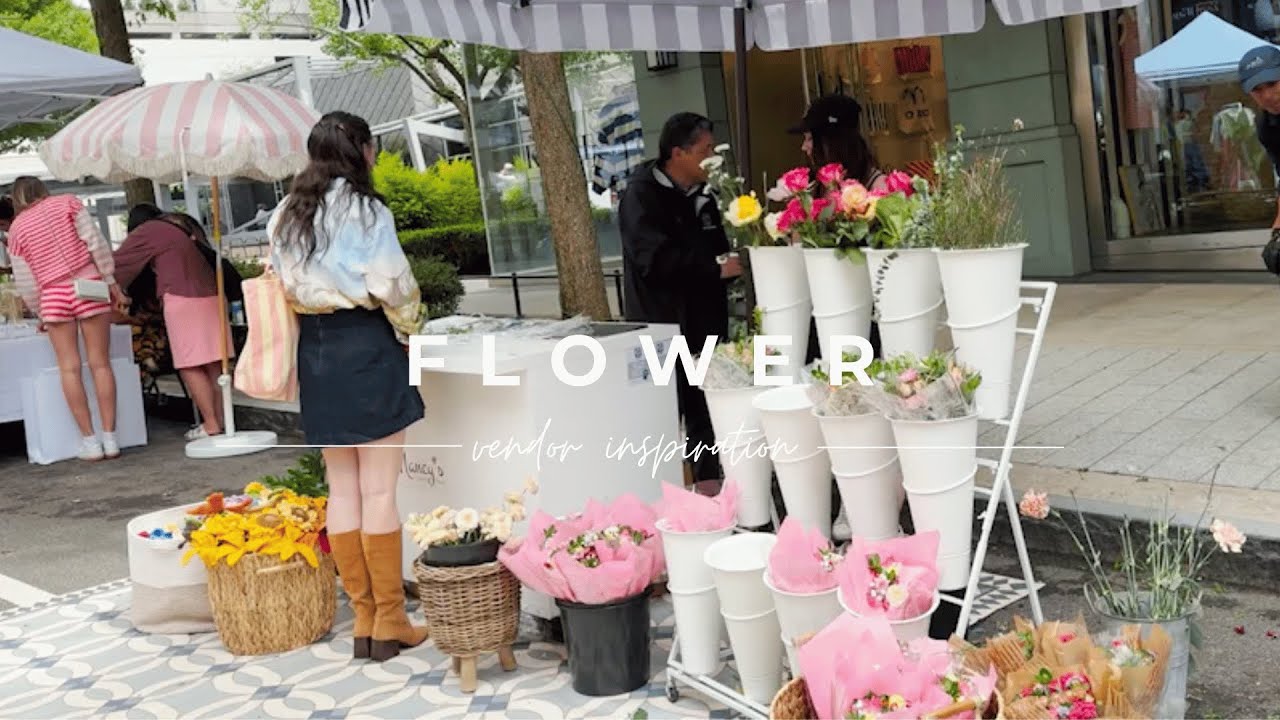 Flower Vendors & Florists Booth Ideas | Farmers Market Inspiration
