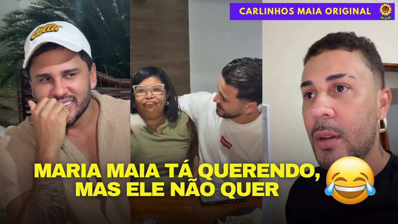 MARIA QUER DORMIR COM ELE 😂😂 | CARLINHOS MAIA 🌻