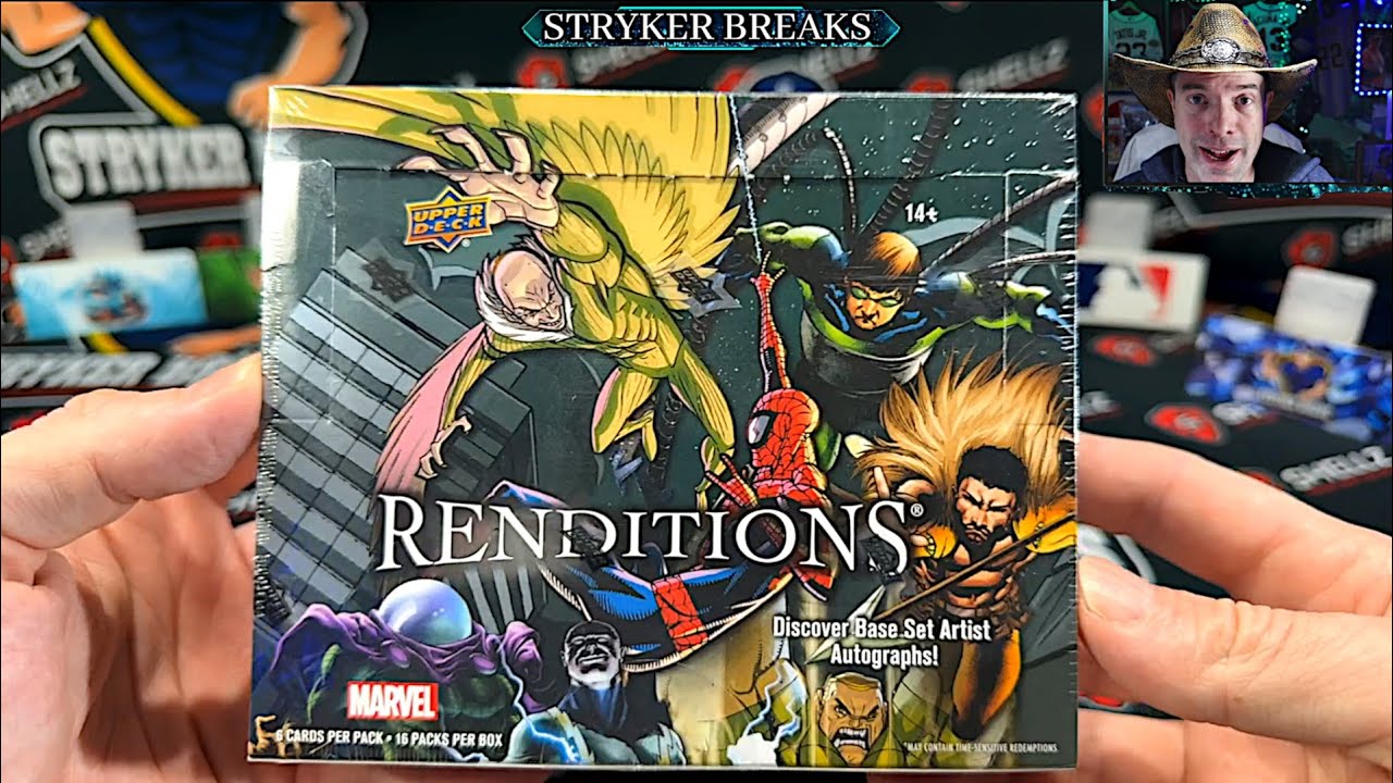 Я попал в КРУТУЮ АВТОМАТИКУ!!! Открытие коробки с Marvel Renditions от Upper Deck