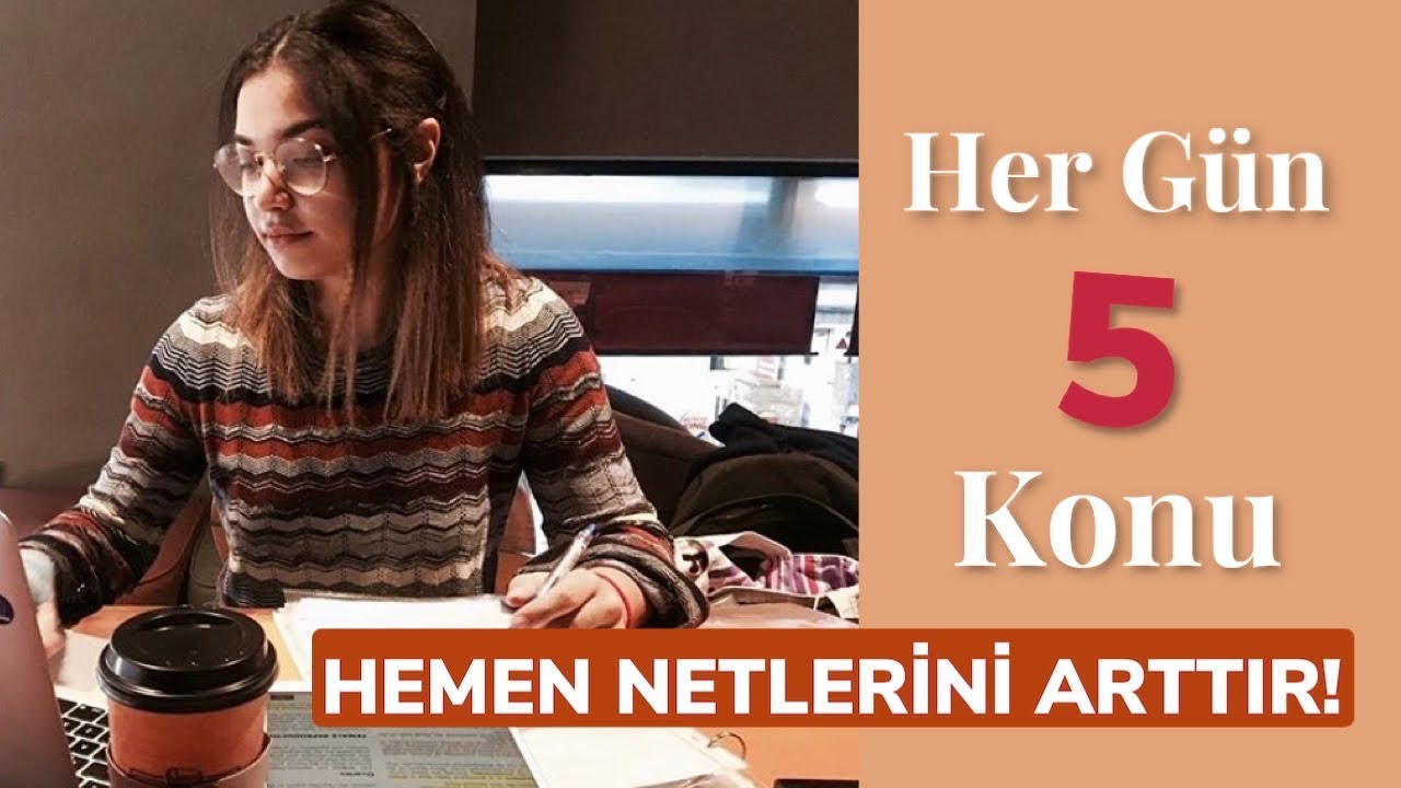 GÜNDE 5 KONU BİTİR! | YKS için En HIZLI Çalışma Teknikleri - Tıp Fakültesini Nasıl Kazandım #3