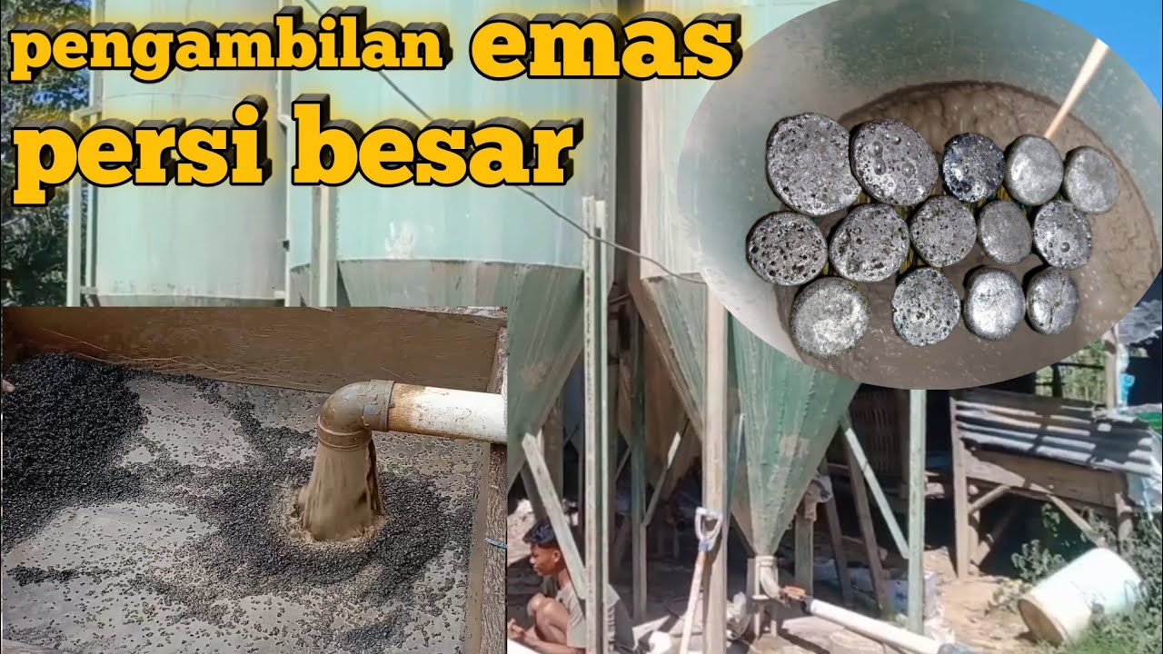 CARA MENGAMBIL EMAS MENGGUNAKAN SISTEM TONG(how to take gold using the barrel system)
