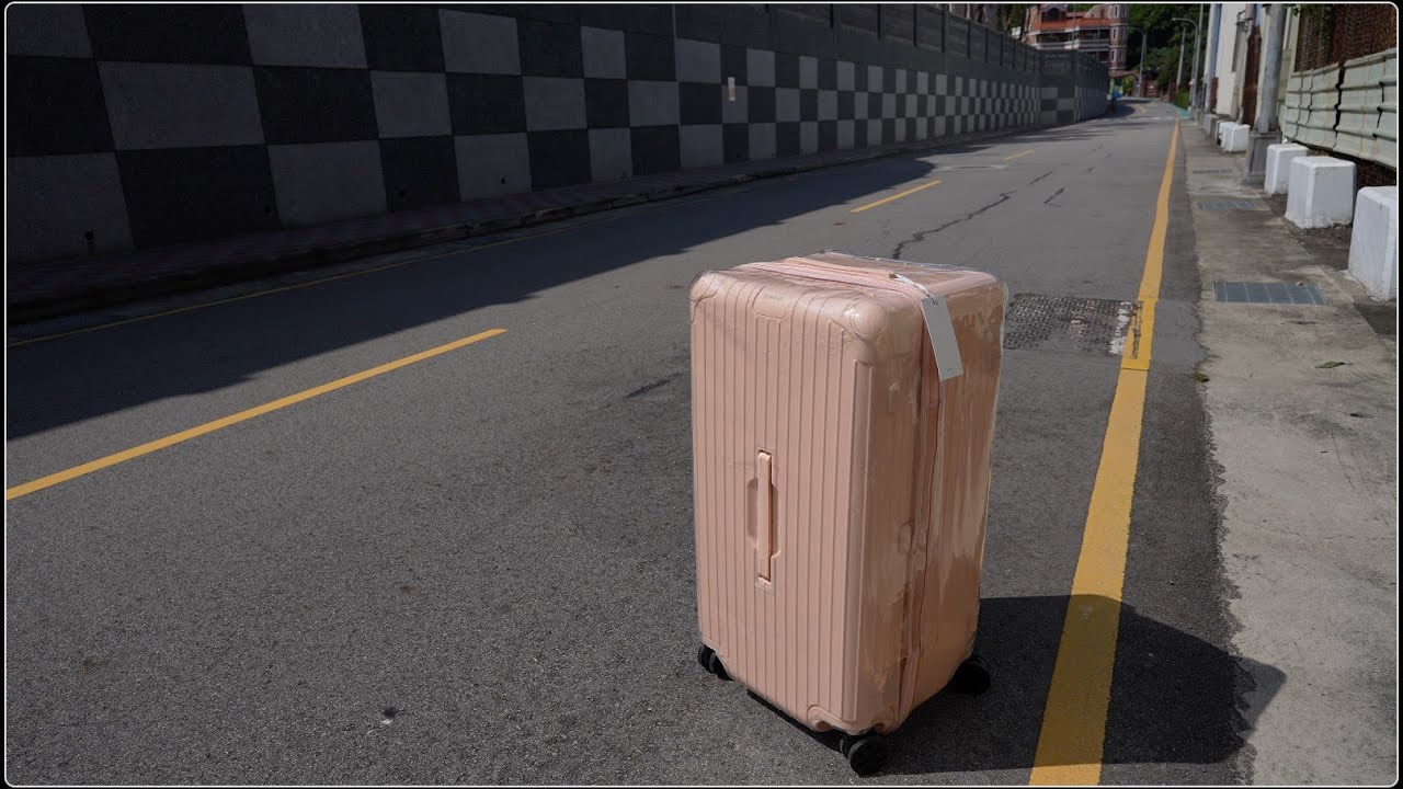 粉紅 Rimowa ESSENTIAL Trunk Plus 超仔細保護套安裝教學 布購