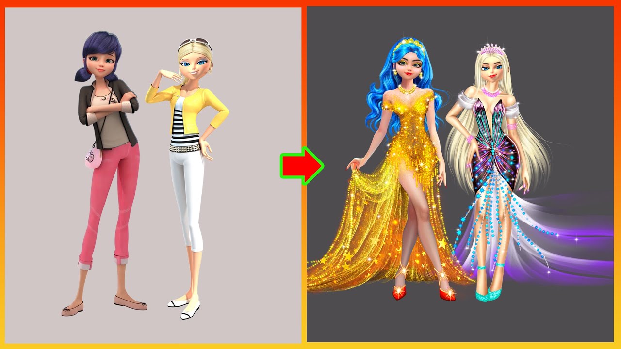 Ladybug vs Chloe – Who Looks More Stunning in Ball Gowns? | Miraculous Transformation