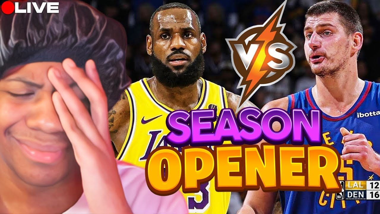 JOKIC TRIPLE DOUBLE?! Lvgit LIVE Reaction To LAKERS VS NUGGETS SEASON OPENER | October 24, 2023