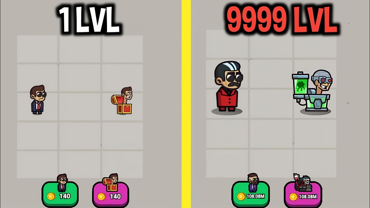 MAX LEVEL in Merge Mafia Boxman Battle Game