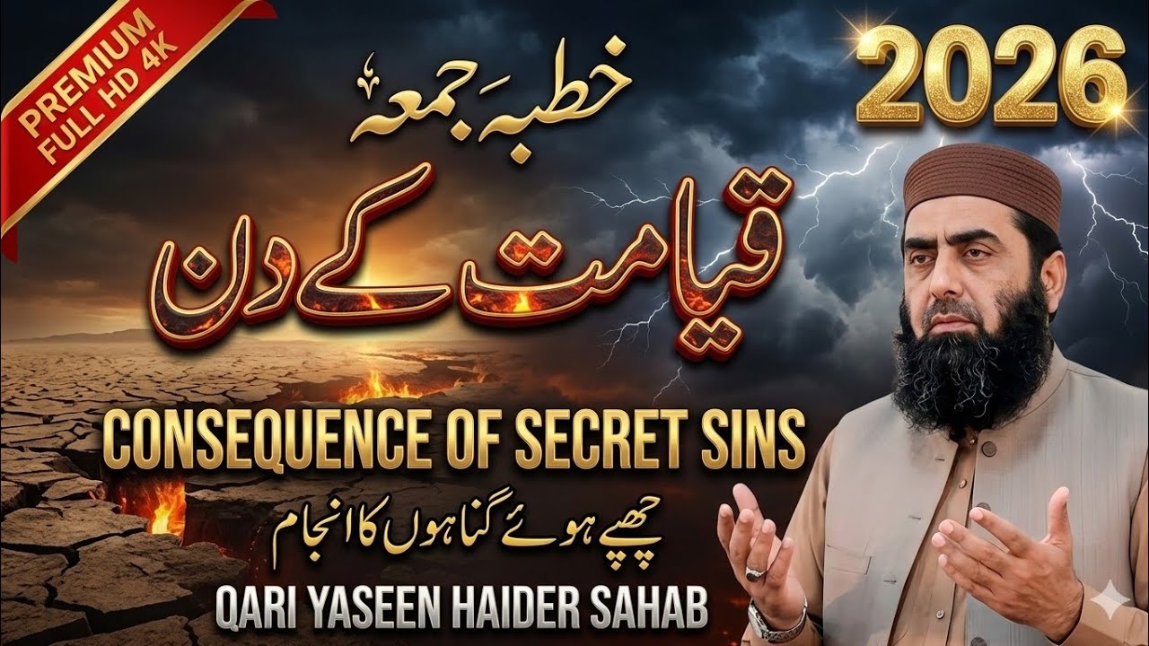 Molana Qari Yaseen Haider Shab topic The end of hidden sins 