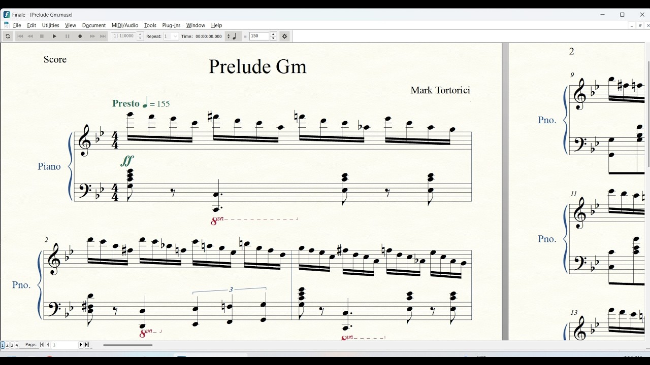 Prelude No. 22 in Gm