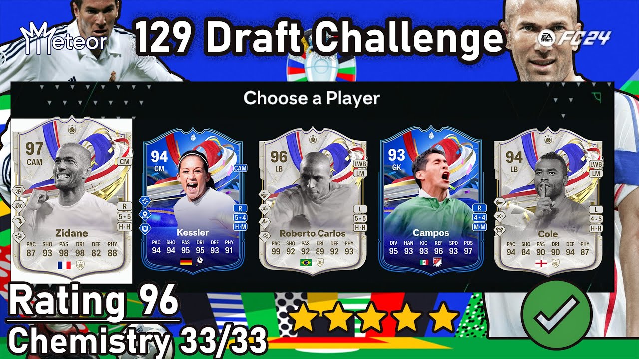 GREATS OF THE GAME 129 DRAFT CHALLENGE - EAFC 129 Draft Challenge