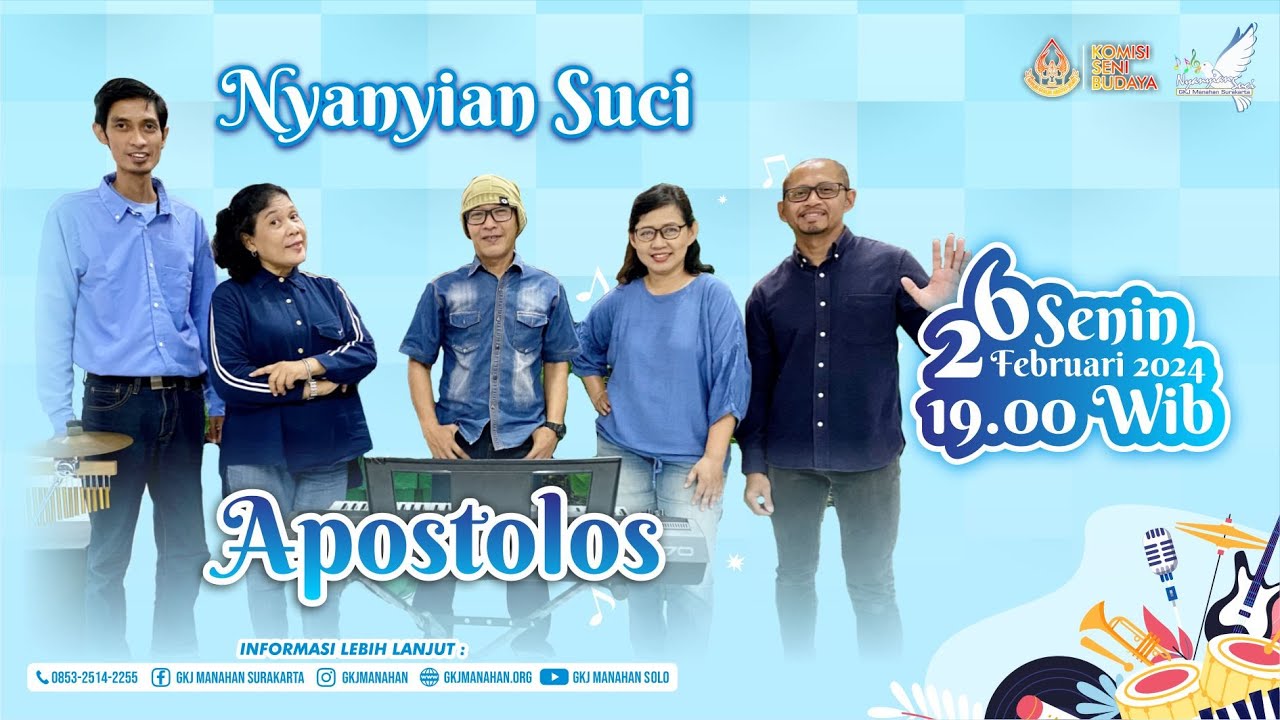 Nyanyian Suci GKJ Manahan Surakarta [ Februari 2024 ] - 