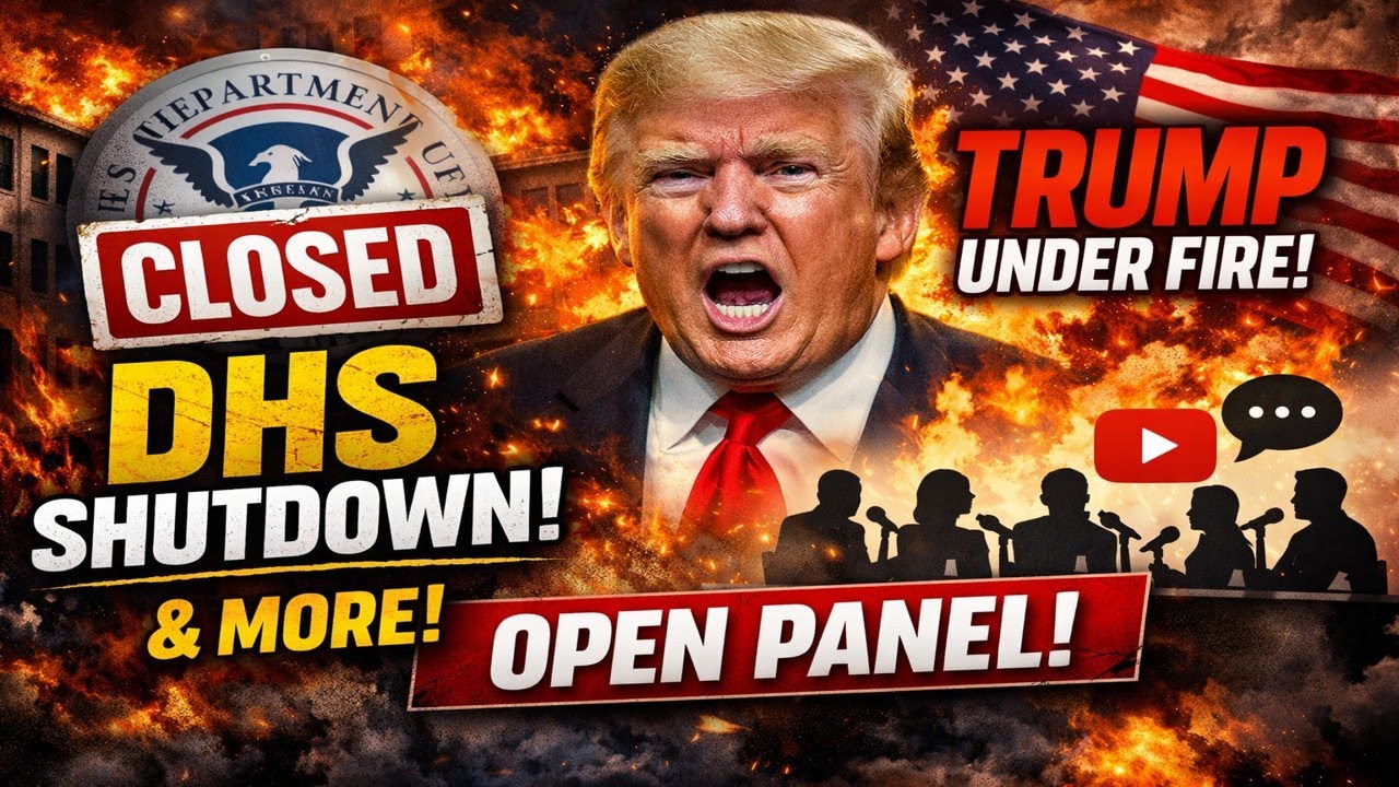 DHS Shutdown - Trump Under FIRE! - David Ike PREDICTED ALL OF THIS (Open Panel) 📱