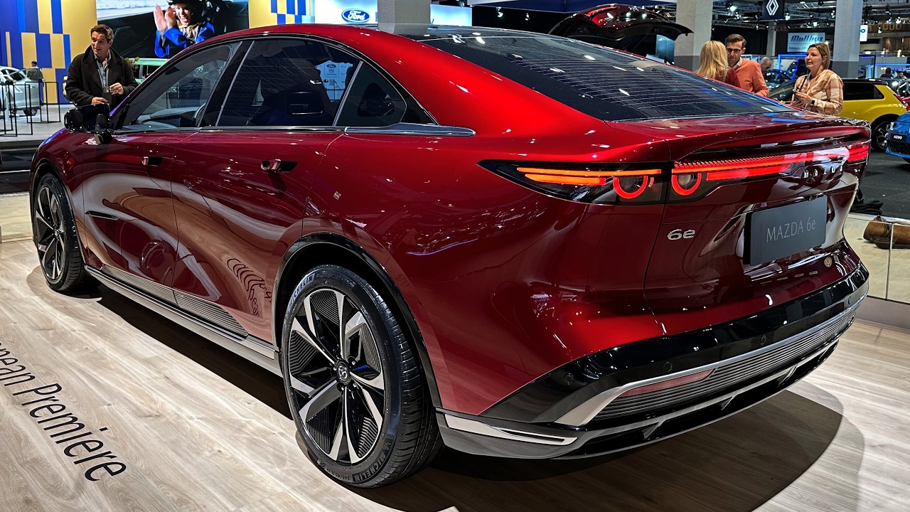 NEW Mazda 6e Electric Hatchback (2025) | Visual Review