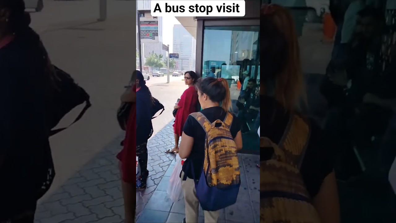 Hamdan street | bus stop |