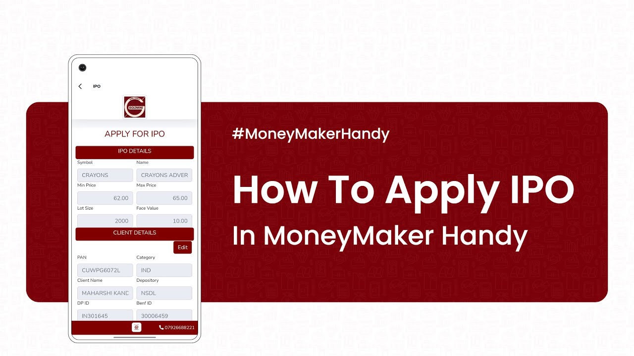 Step-by-Step IPO Investing: Learn with MoneyMaker Handy App's User-Friendly Process