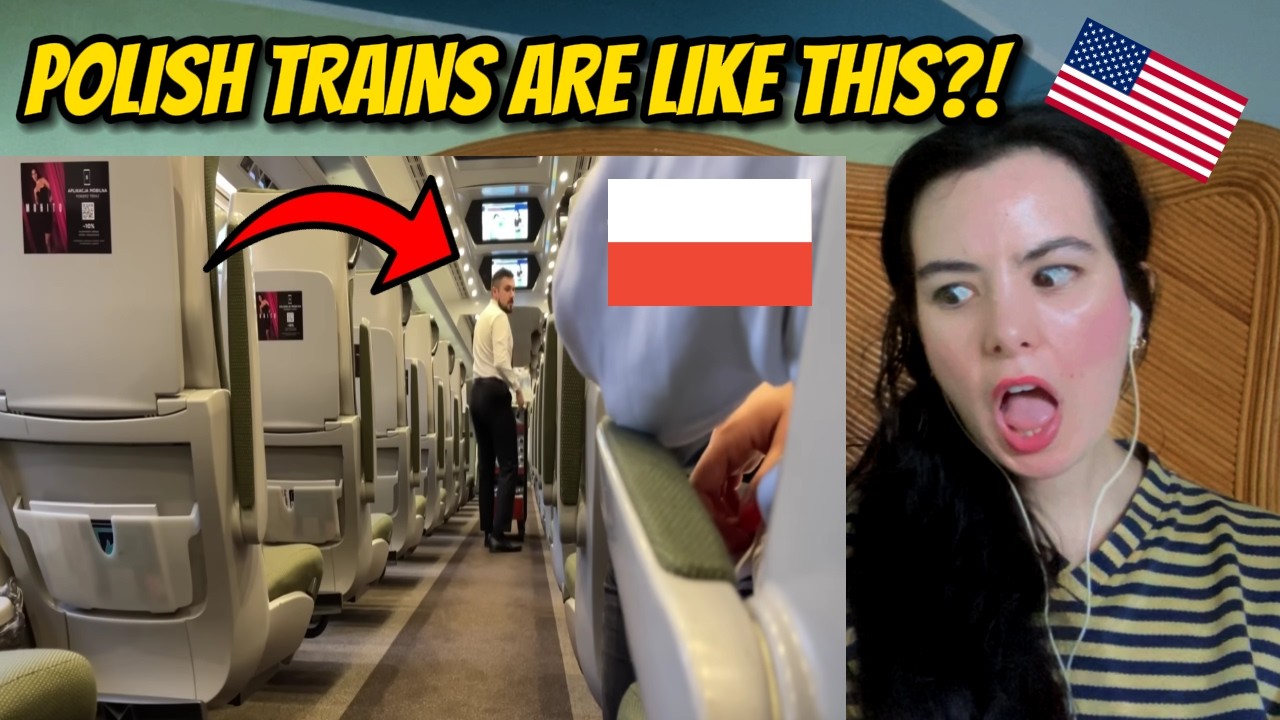 American SHOCKED by Polish Train Silence! Reaction!