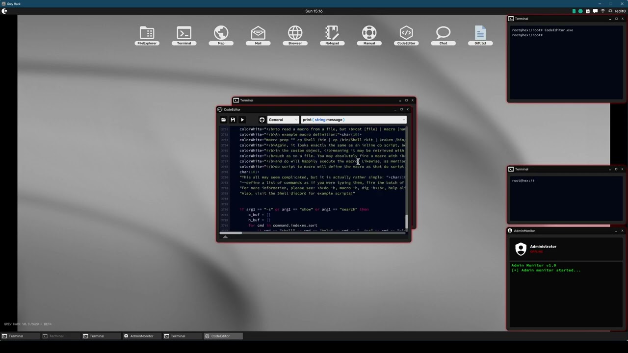 To 5hell and Back Again, Part 0: Compiling 5hell in Grey Hack the Game
