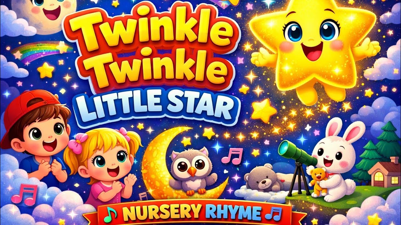 Twinkle Twinkle Little Star - Nursery Rhymes with lyrics