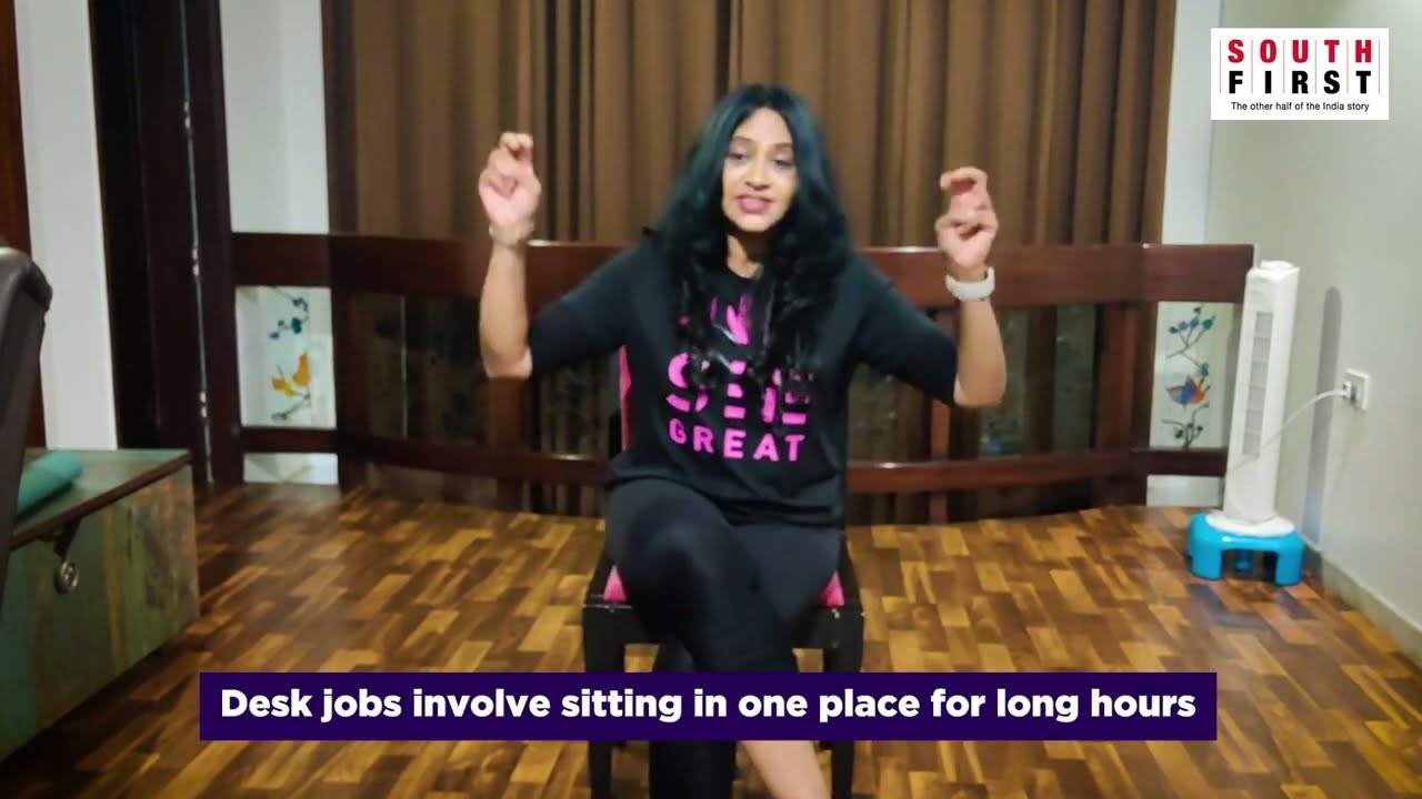 Now, exercise from your desk. Wanitha Ashok tells you how - South First