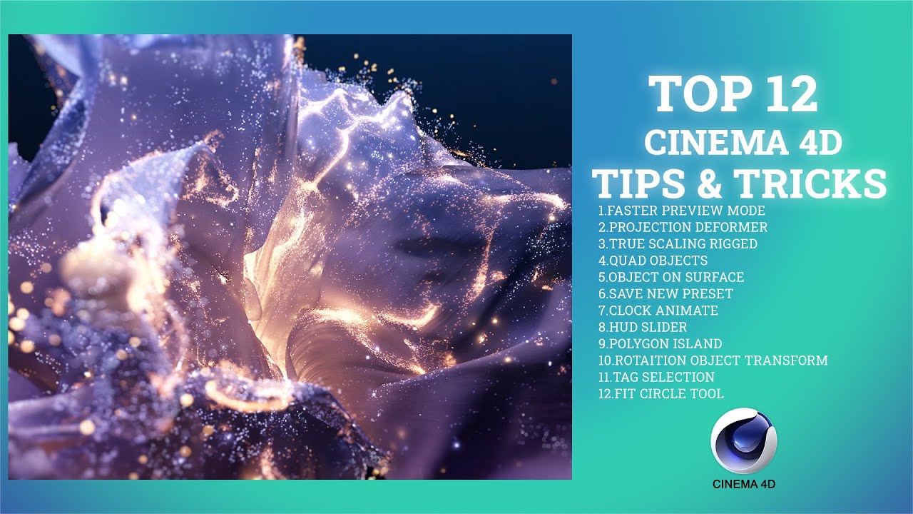 12 Dope Cinema4D Tips & Tricks YOU SHOULD KNOW 