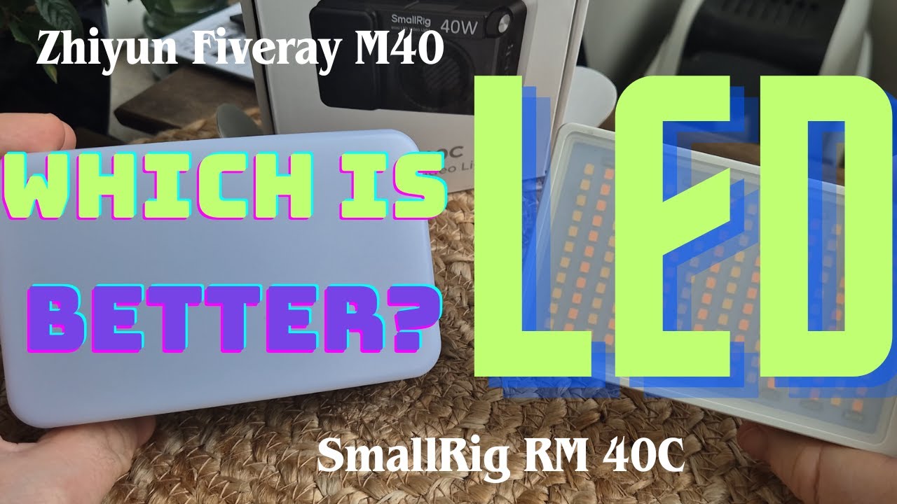 Zhiyun Fiveray M40 против SmallRig RM 40C — что лучше?