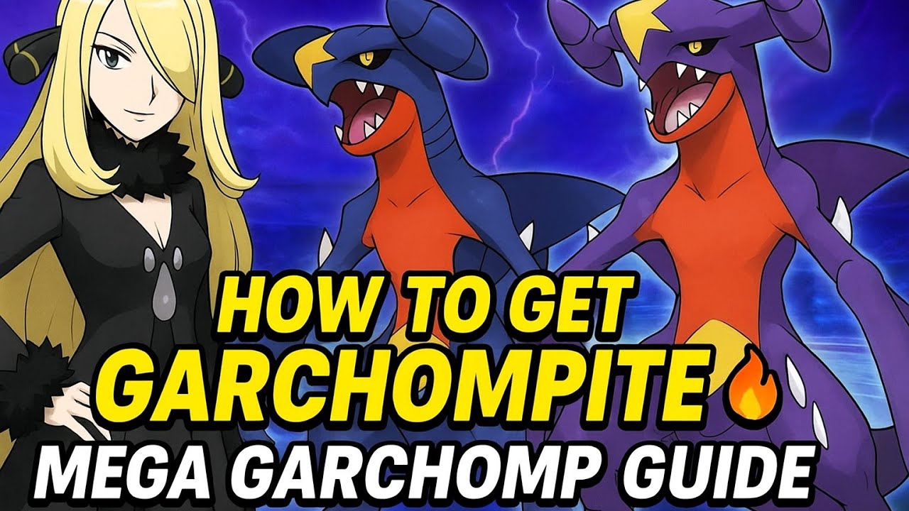 HOW TO GET GARCHOMPITE  | MEGA GARCHOMP GUIDE | POKEMON REVOLUTION ONLINE