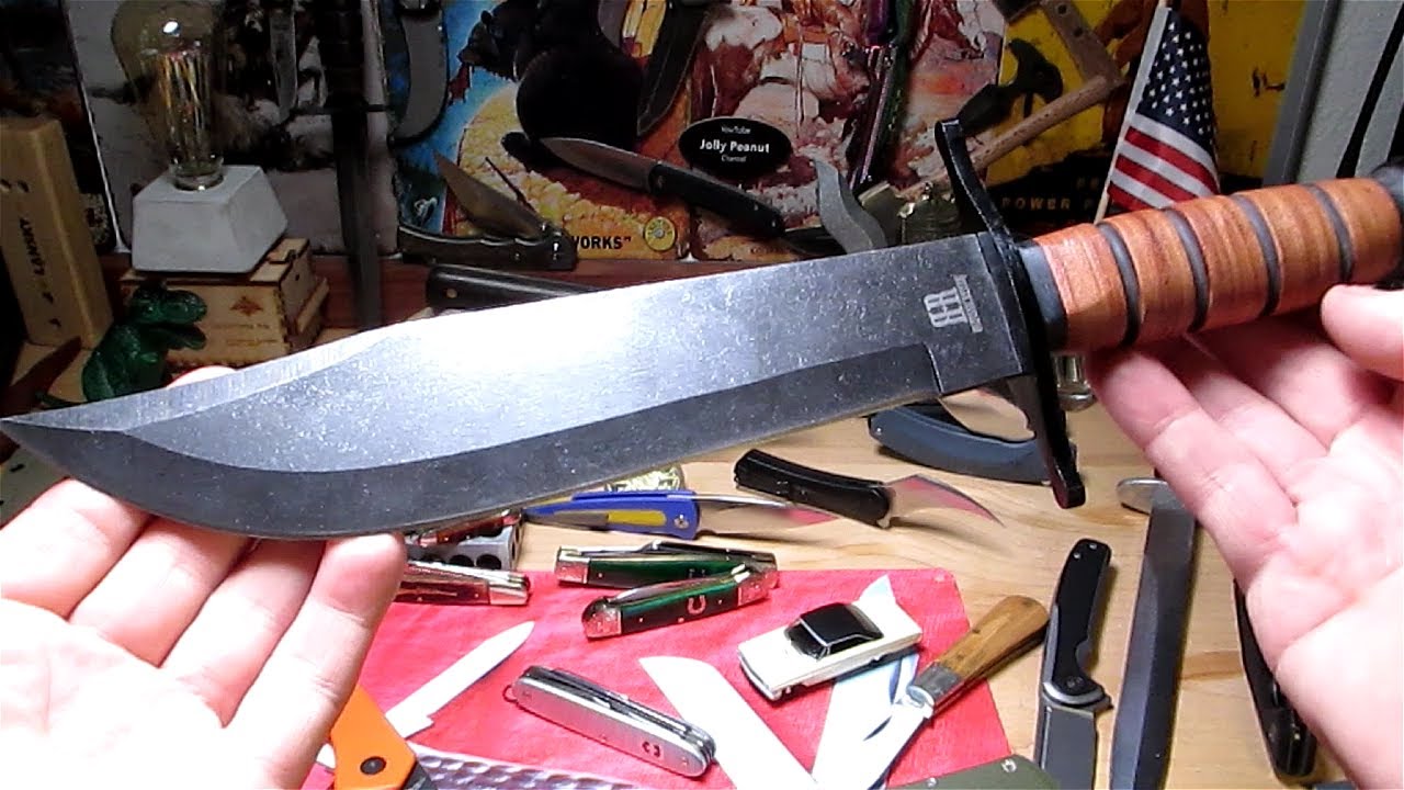 MAYBE THE BEST BARGAIN BOWIE EVER MADE FOR $16 THE ROUGH RYDER COMBAT BOWIE