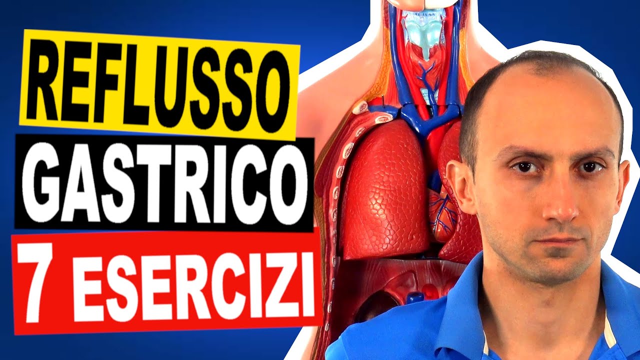 7 Esercizi per il Reflusso Gastroesofageo di Tipo Posturale