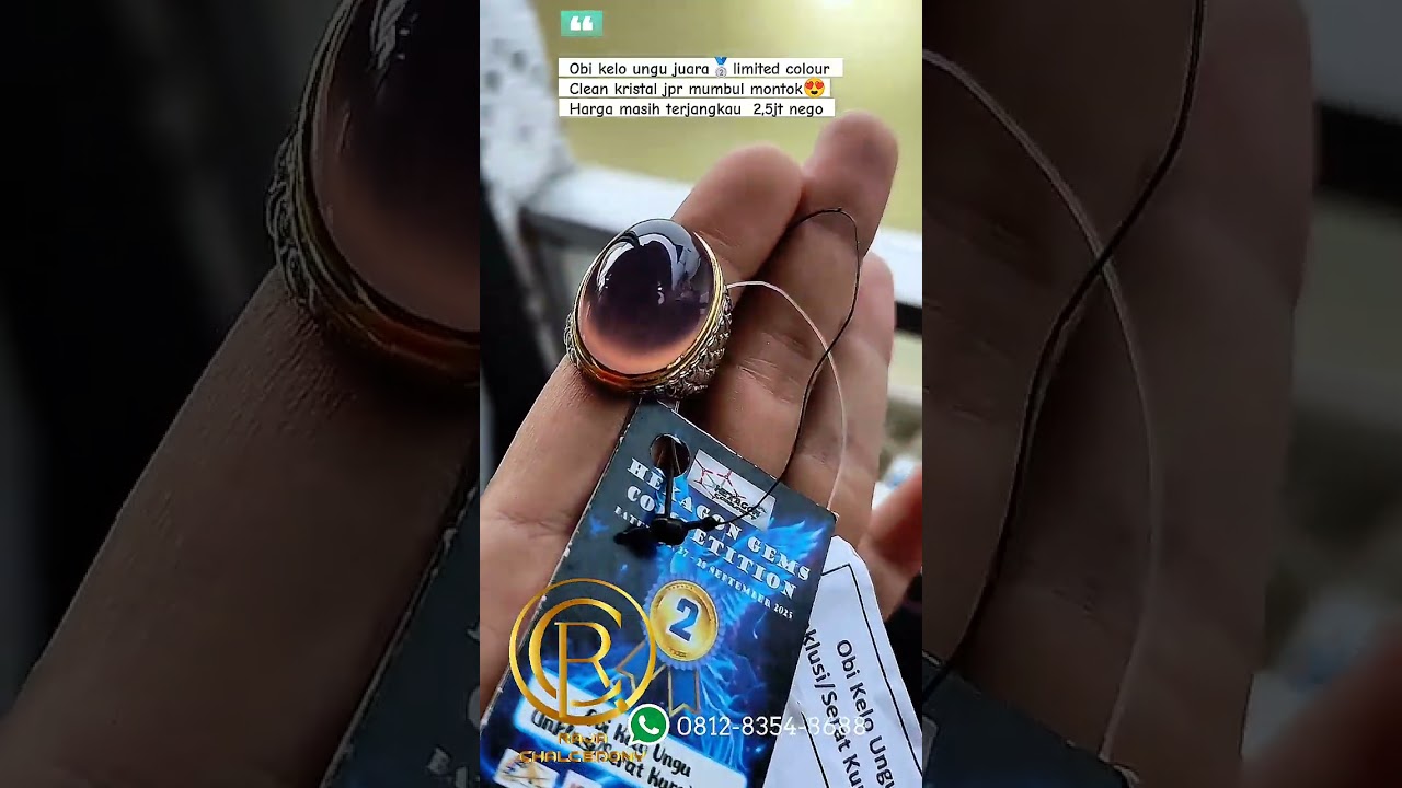 Batu obi kelo ungu juara