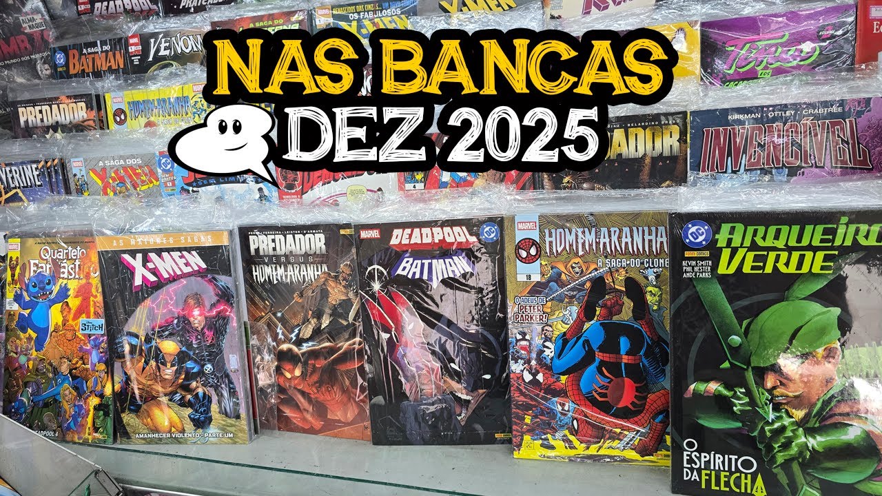 NAS BANCAS | ÚLTIMA VISITA DO ANO | NOVIDADES EM QUADRINHOS