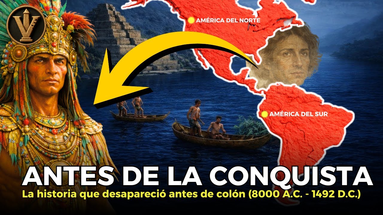 ¿CÓMO ERA LA VIDA EN AMÉRICA ANTES DE CRISTÓBAL COLÓN? - (8000 A.C. - 1492 D.C.)