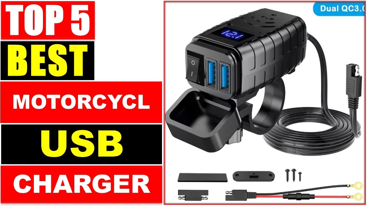 BEST Motorcycle USB Charger 2025, Top 5 Best motorcycle usb fast charger
