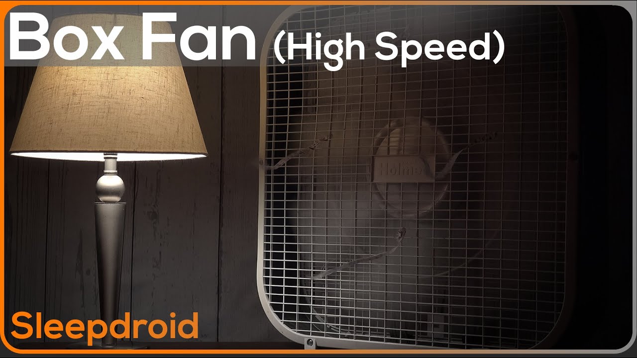 ►10 hours of Box Fan White Noise | Fan Sounds for Sleeping (HIGH Speed), Window Fan Sound