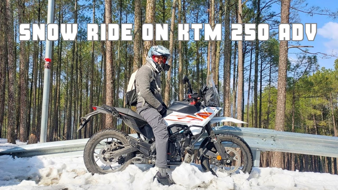 Weather Turned Wild ❄️ | Basant Panchmi Vlog | Snow Ride on KTM 250 ADV