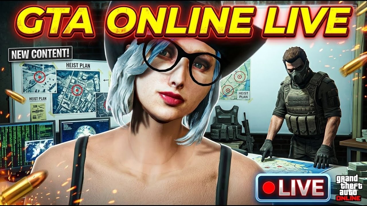 🔴 GTA Online Live Stream | New Missions & Crazy Moment #Gtaonline #GtaV