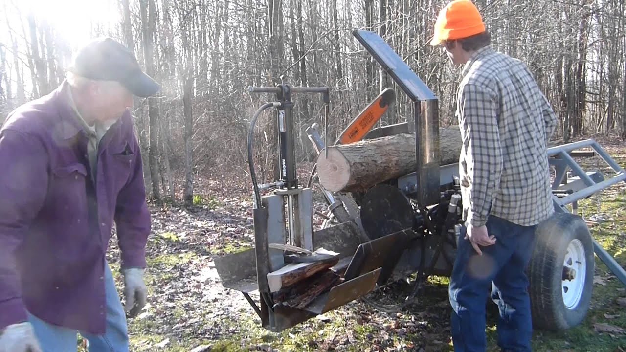 Homemade Firewood Processor
