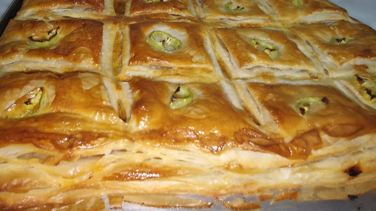 كوكا  بالعجينة المورقة 🧇للفيديو السابق 🇩🇿🇩🇿