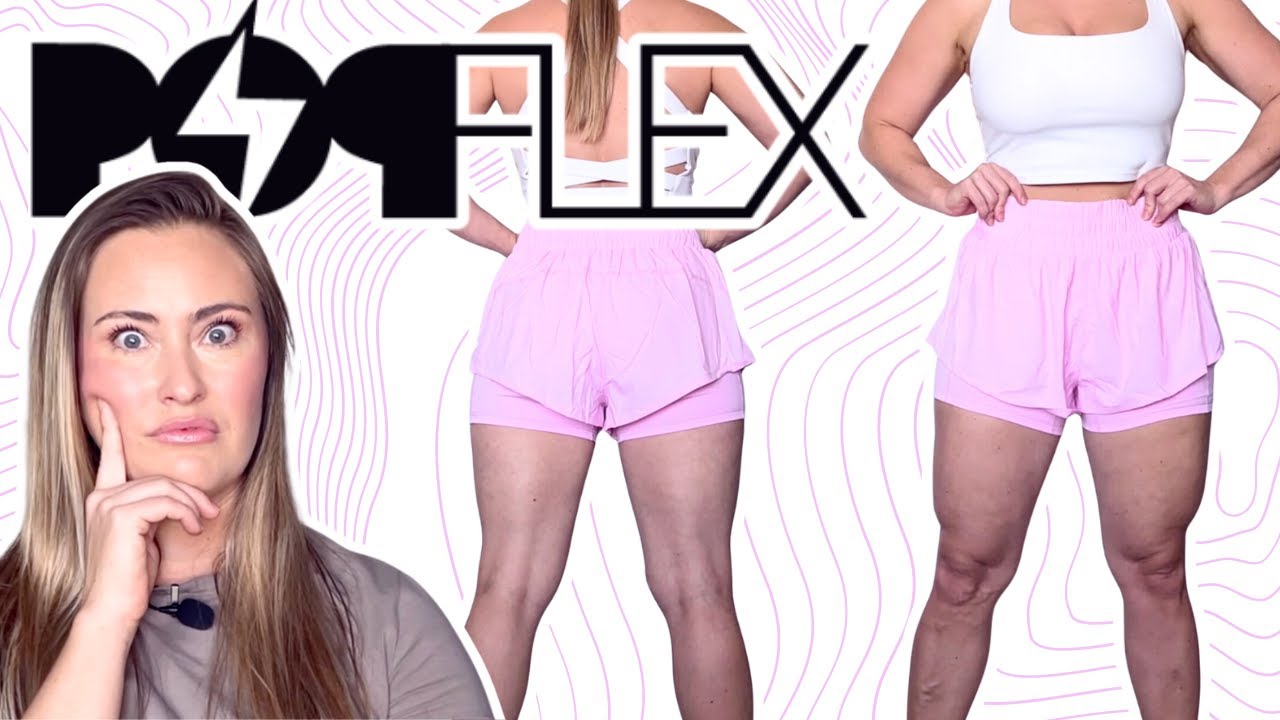 Переоценено или стоит своих денег? POPFLEX BY BLOGILATES: суперкороткие шорты с высокой талией, ц...