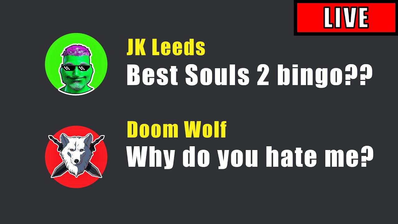 Dark Soul 2 Lockout Bingo with @JKLeeds
