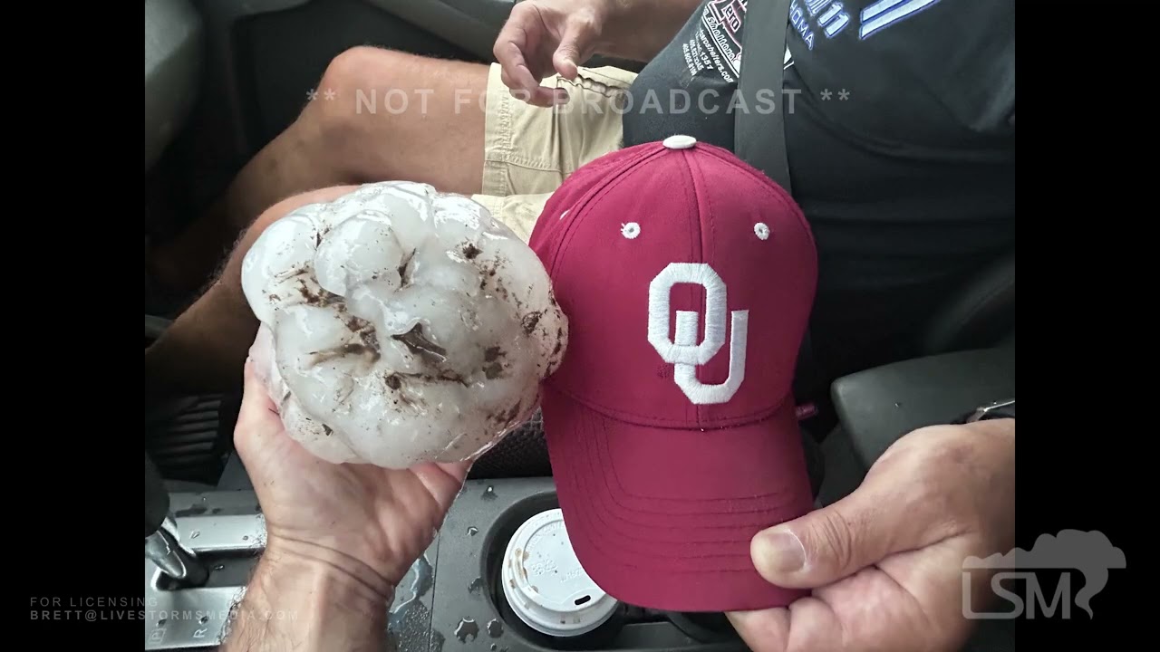 05-26-2025 Afton, Texas - Giant Hail