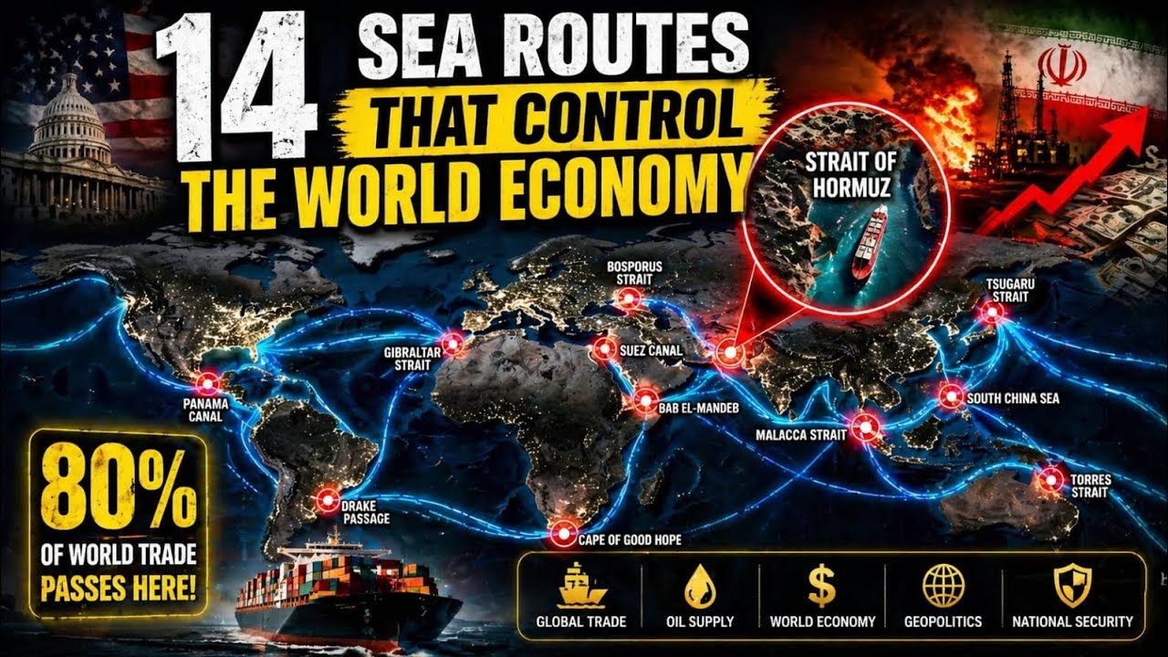 14 Sea Routes That Control the World Economy 😱  