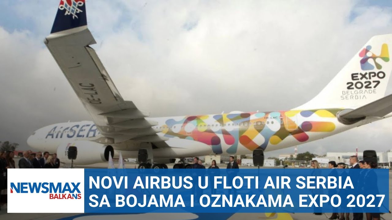 Predstavljen novi širokotrupni avion Air Serbia sa oznakama EXPO 2027