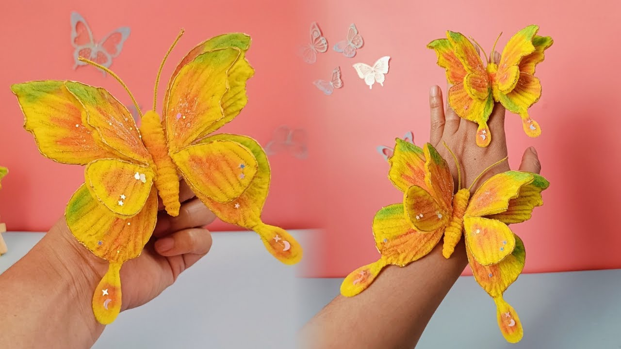 Как сделать бабочку из проволоки для чистки трубок 🦋 | Простая поделка своими руками