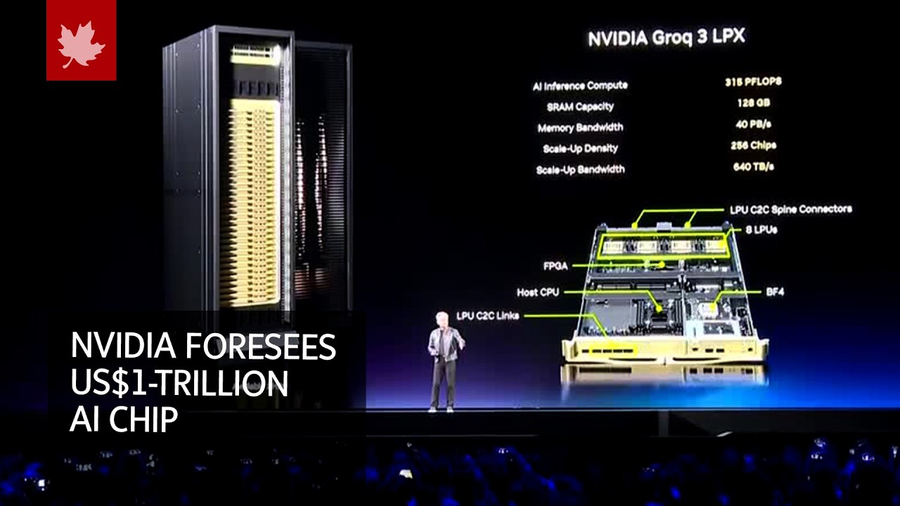 Компания Nvidia прогнозирует объем рынка чипов в 1 триллион долларов на фоне роста популярности &laquo;...