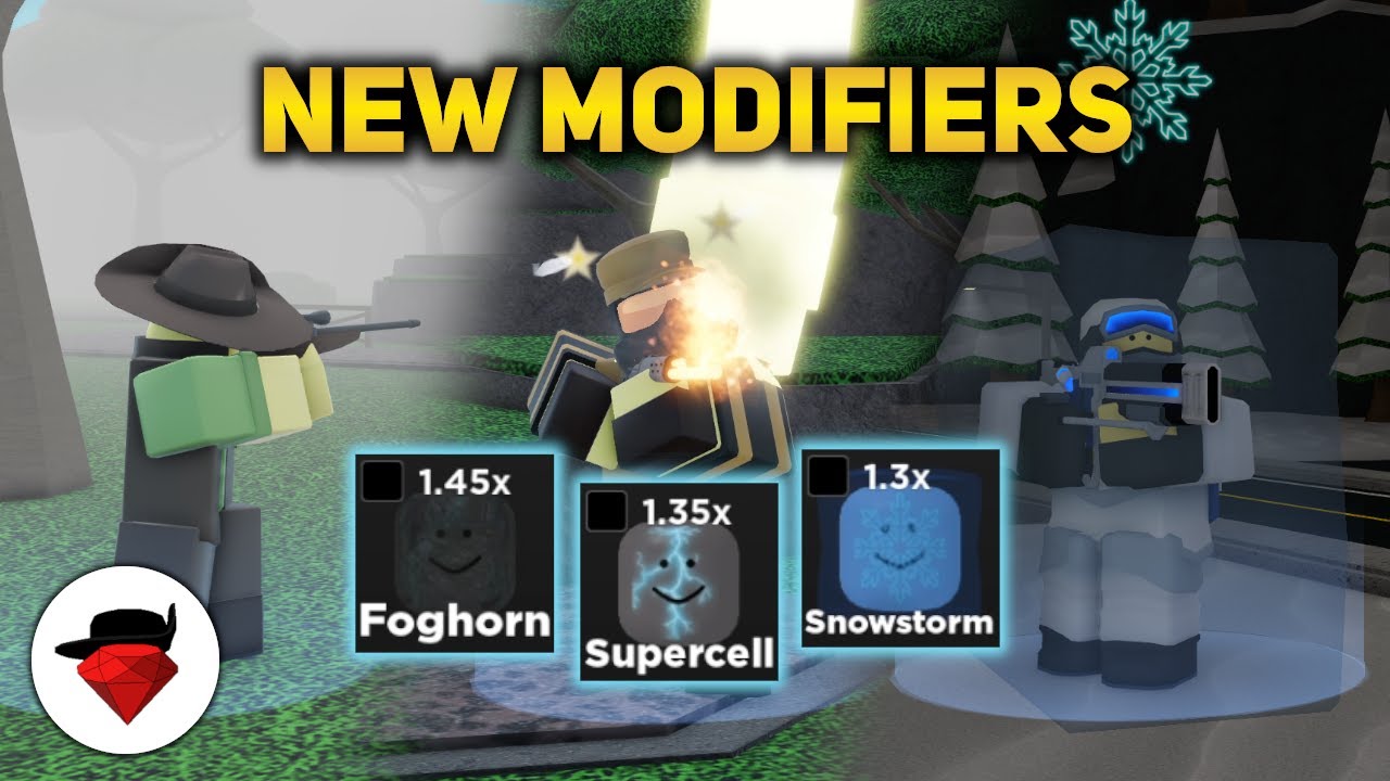 The NEW Storm Surge Modifiers | Mini Updates | Tower Blitz [ROBLOX]