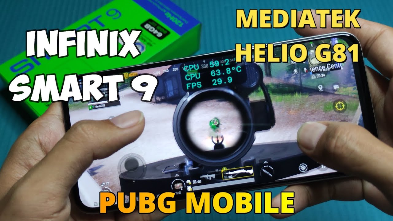 PUBG Mobile in Infinix Smart 9